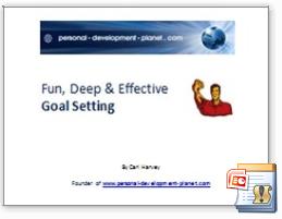 goal setting power point, personal development planet, goal setting powerpoint